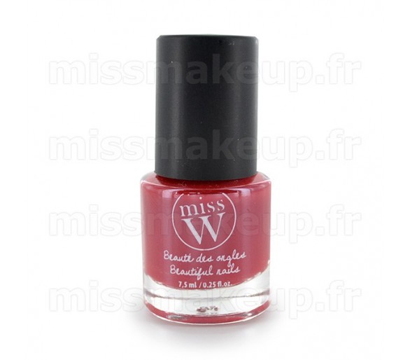 Vernis à ongles n°04 Miss W - Pur rouge 7,5 ml