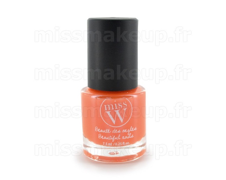 Vernis à ongles n°14 Miss W - Orange peps 7,5 ml