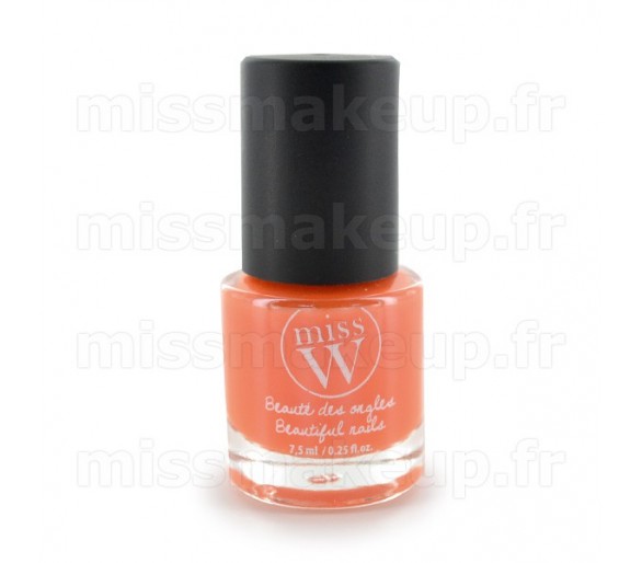 Vernis à ongles n°14 Miss W - Orange peps 7,5 ml